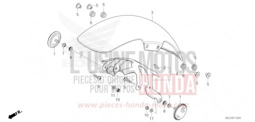 KOTFLUEGEL, VORNE CMX500A2R de 2024